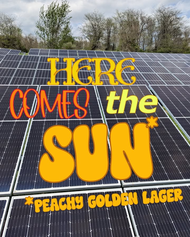 We've had a full year of harnessing the sun's energy to help power the brewery, 