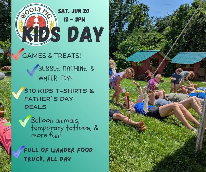 Hot days call for cool plans!  Come down to the brewery on Saturday 6/20, 12-3pm