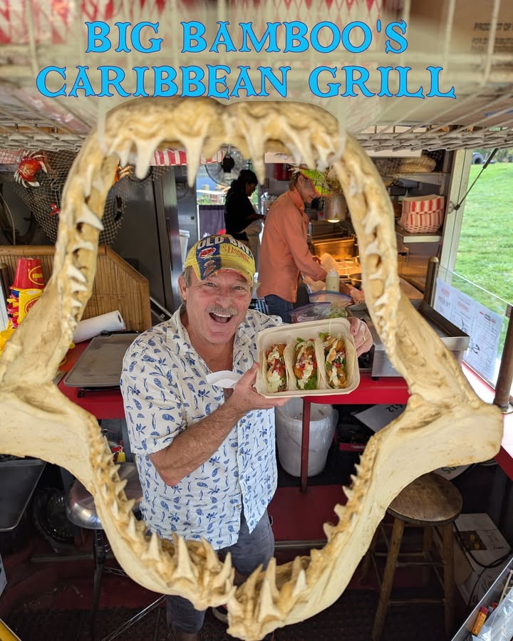 Let Big Bamboo's Caribbean Grill take the heat this weekend!  Delicious island-s
