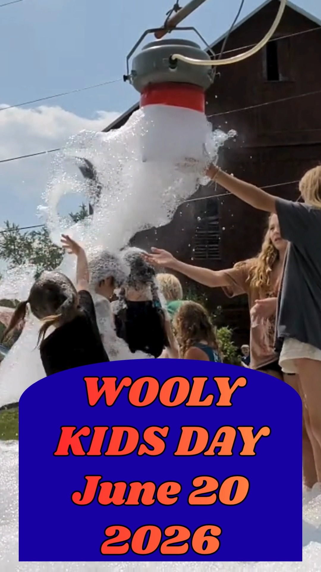 Save the date:  Sat. June 20, 2026 is Wooly Kids Day.  We'll have games and bubb