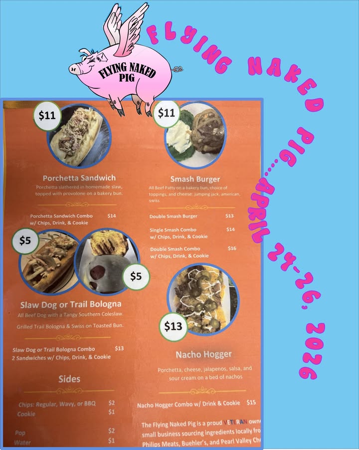 Meet The Porker Sandwich:  all beef patty topped with jumping jack cheese, porch